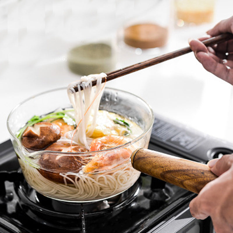 Borosilicate glass household soup pot