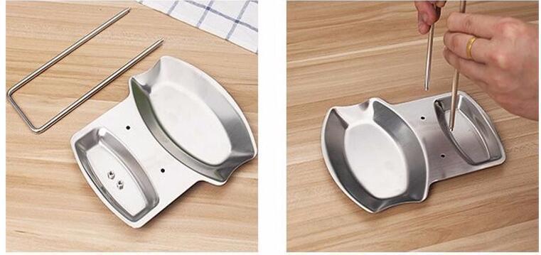 Multifunctional Stainless Steel Pot Cover Rack